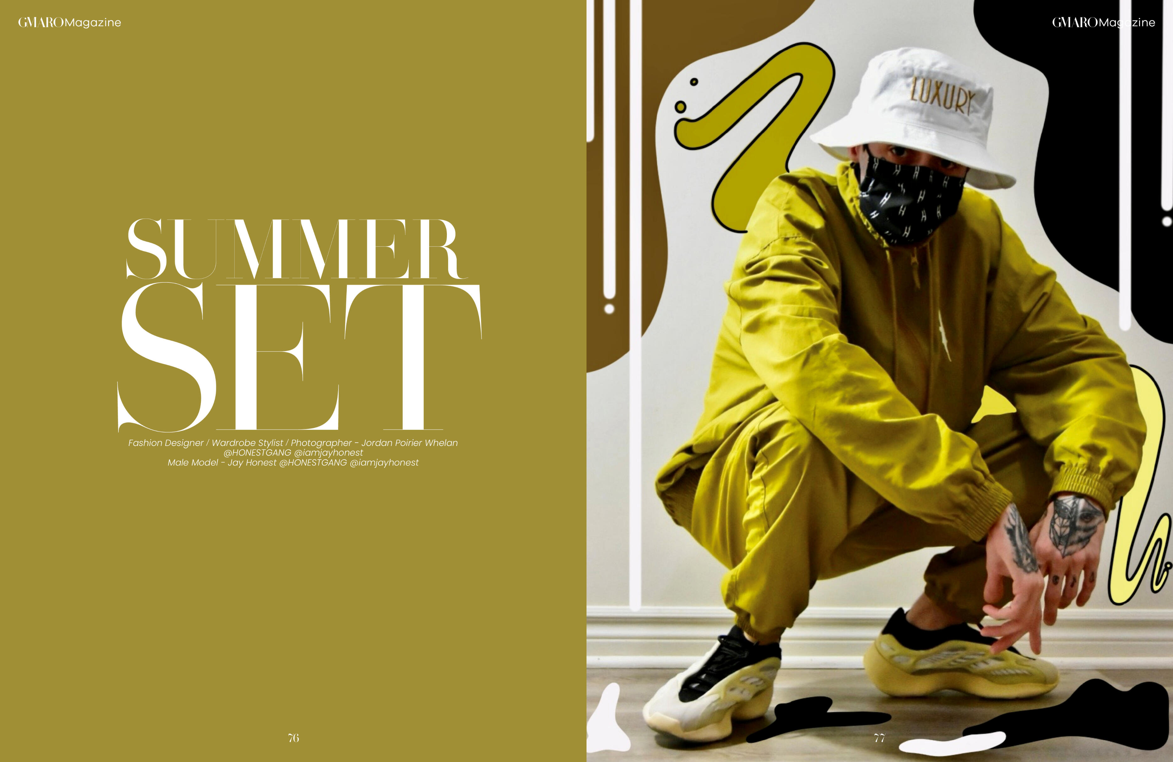 Jay Honest in GMaro magazine